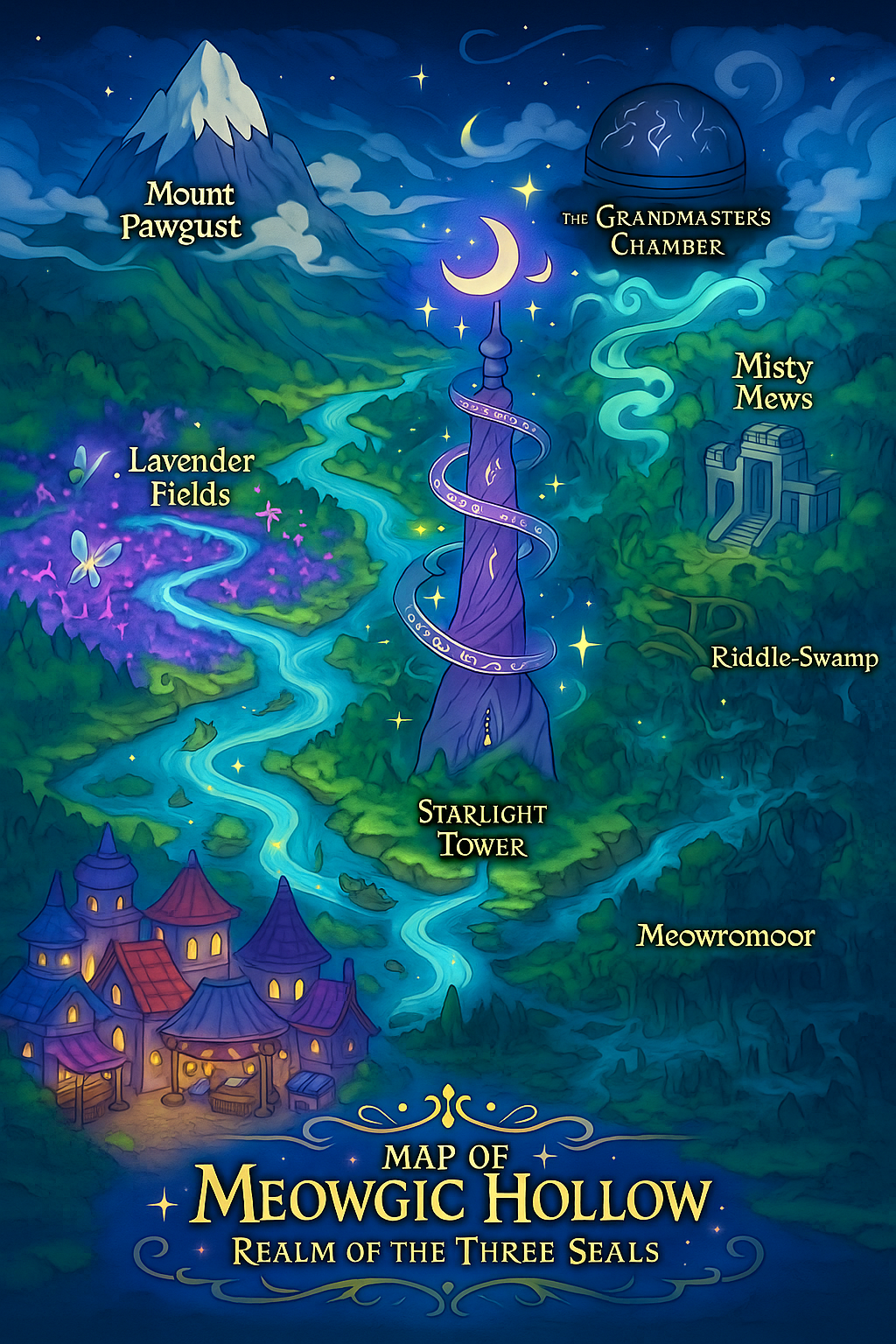 Map of Meowgic Hollow